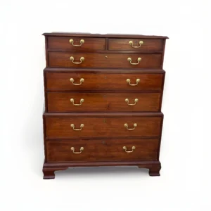 BAKER Historic Charleston Georgian Triple Stack Mahogany Highboy Chest