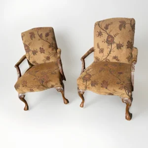 High-back arm chairs